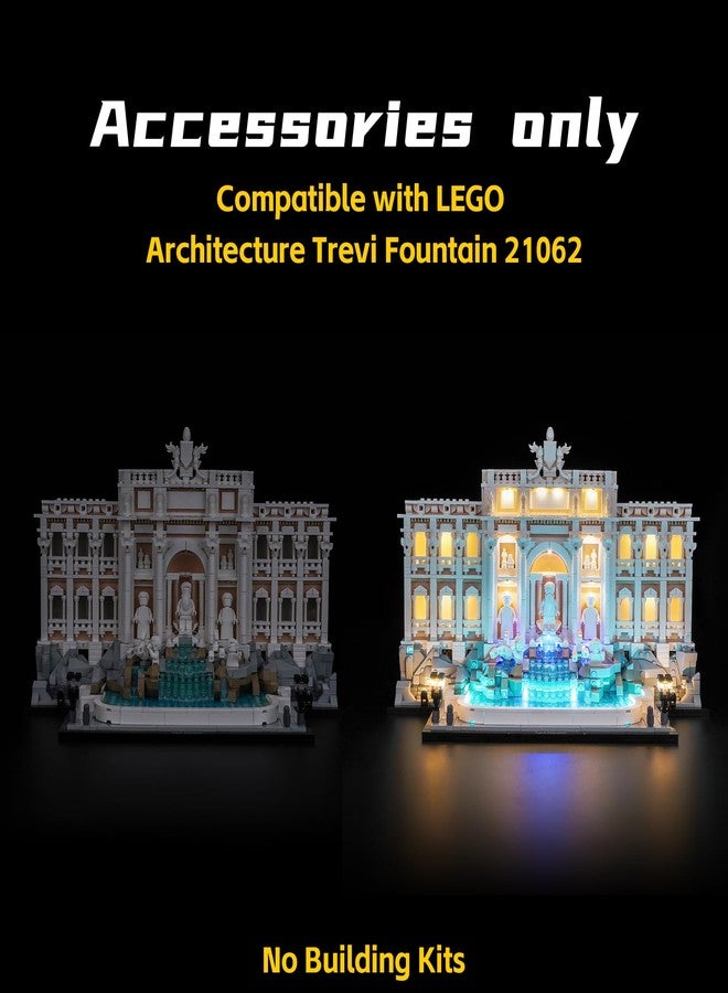 BrickBling LED Lighting Only, Compatible with Lego Trevi Fountain, Compatible with Lego Architecture Rome 21062, Not Come with Model (Classic Version Light) - Image 4
